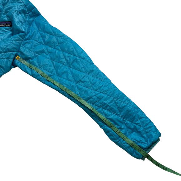 PATAGONIA Womens Nano Puff Pullover Quilted Jacket Water Blue Size Small #84025 - Picture 10 of 11